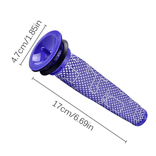 KEEPOW Filtre pour Aspirateur Dyson V8 V7 V6 DC62 Accessoire, Pre-Moteur Filtres de Rechange pour Dyson DC58 DC59 DC61 965661-01 Lot de 3