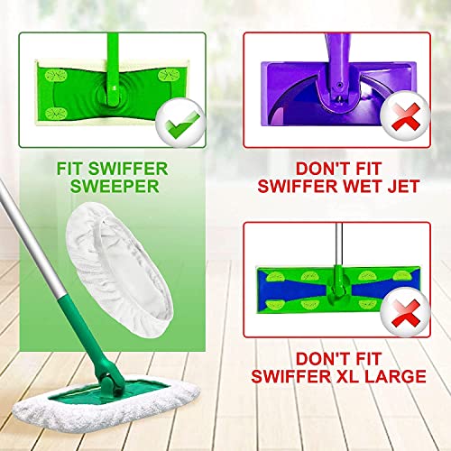 KEEPOW 5701M Cuscinetti riutilizzabili in cotone per spazzatrice Swiffer