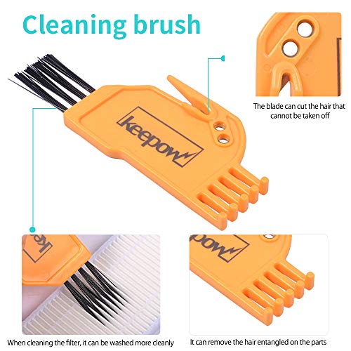 KEEPOW Accessory Holder Attachment Clip Compatible with Dyson V11 V10 V8 V7 Vacuum Cleaner with Roller Brush Key