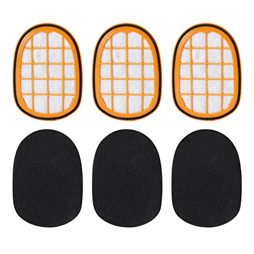 KEEPOW Lot de 3 filtres FC5005/01 pour aspirateur Philips SpeedPro Max Aqua Plus FC6826 XC7042 XC8045 XC8147 XC8347 Filtre de rechange Accessoires pour aspirateur Philips Speedpro Max