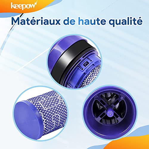 KEEPOW 2 Pack Pre Filter for Dyson DC39 DC28 DC28C DC37 DC53 Vacuum Cleaner Washable and Reusable