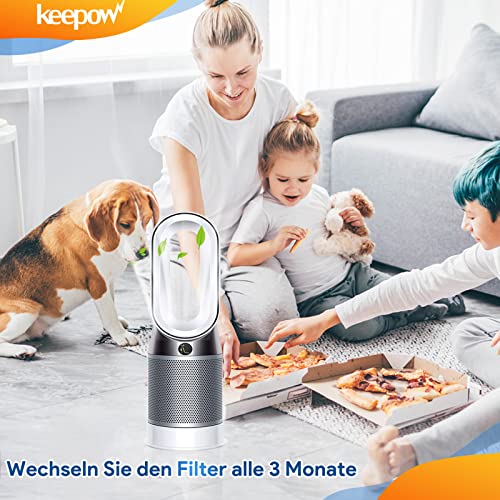 KEEPOW Filtre pour Dyson Pure Cool Link HP04 TP04 DP04 HP05 TP05 Pure Hot Cool Purificateur Air Accessoires 360° Filtre Système