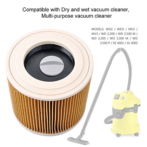 Keepow Cartridge Filter for WD 2 Vacuum Cleaners