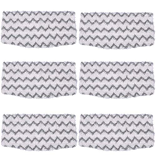KEEPOW Paquet de 6 tampons de vadrouille en Microfibre de Remplacement S1000 recharges pour Nettoyeur de Sol Dur pour vadrouille à Vapeur Requin modèle S1000A S1000 S1000C S1000WM