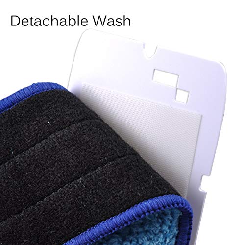 KEEPOW Washable Microfiber Cleaning Pads for iRobot Braava Jet 240 241 Included (2 pcs Wet Pads, 2 pcs Damp Pads and 1pcs Dry Pad)