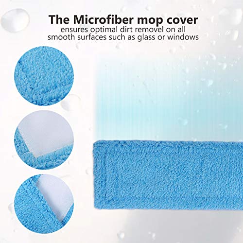 KEEPOW 2809M 4 panni in microfibra di ricambio per lavavetri finestre Kärcher, panno assorbente, flacone spray WV 2 Plus N, Premium, 5 6 pulizia esterni, pezzi