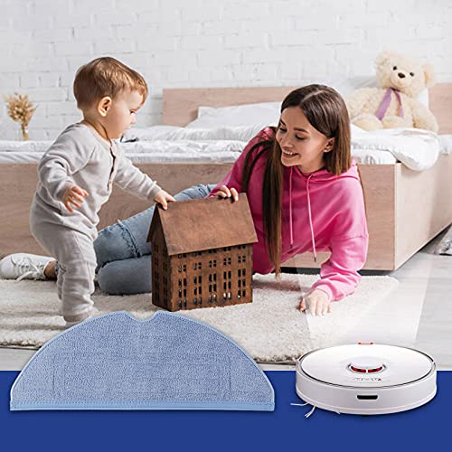 KEEPOW 8 Wischtücher für Roborock S8/ S7/ S7 Maxv Ultra/ S7 Pro Ultra/ S7 MaxV/ S7 MaxV Plus Wischroboter, Zubehör für Roborock S8/S7 Serie, Waschbar Ersatzteile