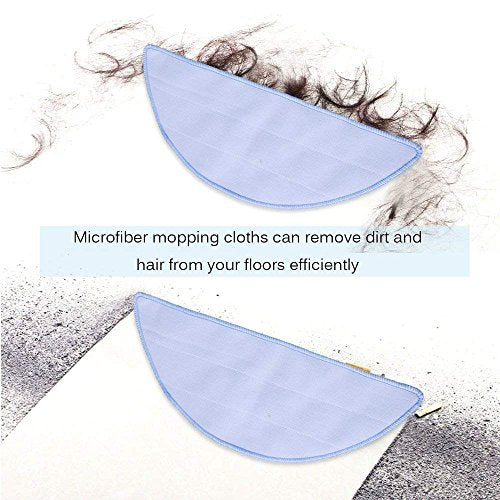KEEPOW Accessoires Filtre HEPA pour ZACO V5x V5S Pro, ILIFE V3S V5S Pro - Robot Aspirateur et de Nettoyage(6 Filtre, 6 Lingettes et 8 Brosses Latérales)