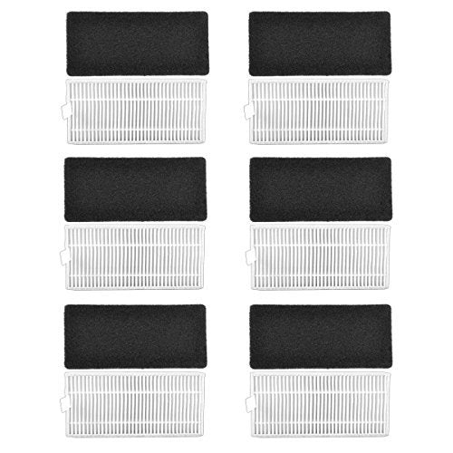 KEEPOW 1601F Ricambi per Eufy Robovac 11 11C Ecovacs Deebot N79S 6 insiemi filtro