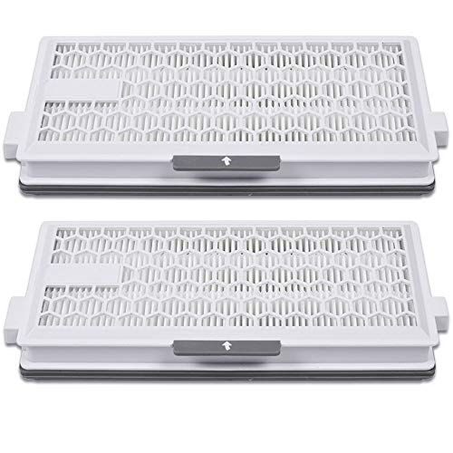 2 HEPA Airclean Plus 50 Filters für Miele Complete C3 Powerline, S8340 Staubsaugerfilter - Air Clean SF-HA 50 für Complete C2 C3 Compact C1 C2-2 Pack Staubsauger Ersatzteile Zubehör von KEEPOW