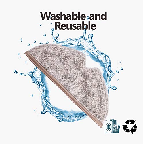 KEEPOW 8 Lingettes en Microfibre pour Xiaomi Mi Mijia Roborock E35 E25 E20 S50 S6 S51