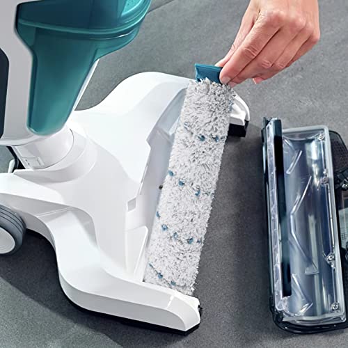 Zubehör Set für Leifheit Akku Saugwischer Regulus Aqua PowerVac Nassauger LH11914 LH11922 LH11923 | 2 Mikrofaserwalze + 4 Schwammfilter + 1 Reinigungsbürste