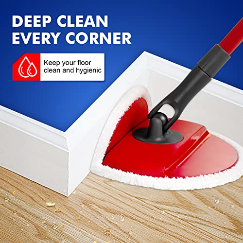 KEEPOW Mop Head Replacement for Vileda Spin and Clean Mop, Spin and Clean Mop Refill Compatible with Vileda Spin Mop and Bucket Set