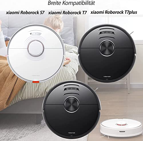 KEEPOW 6703M 10 panni adatti per aspirapolvere Xiaomi Roborock S7 / S7+ / T7 / T7plus, riutilizzabili e lavabili, materiale nuovo