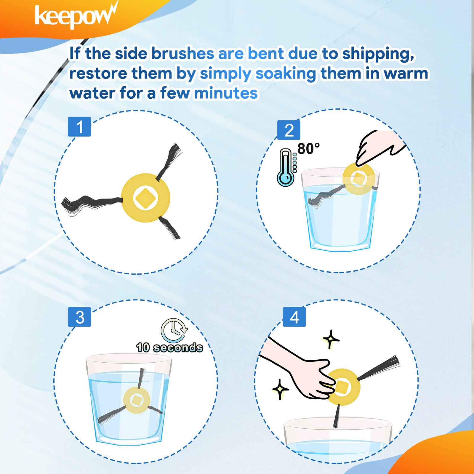 Eufy RoboVac 11S Max, RoboVac 15C Max, RoboVac 30C Max,35c Max 15t Max 39 Max Series G10 G20 G30 Edge Verge Hybrid Vacuum Cleaner replacement parts by Keepow