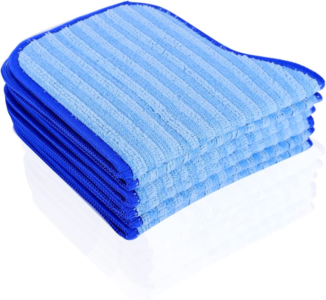 KEEPOW 1401M Microfiber Pads for Dupray Neat Steam Cleaner 6 Pcs