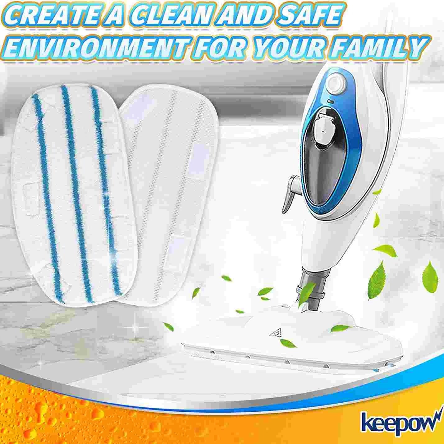 PurSteam Steam Mop Cleaner 10-in-1/ThermaPro 211 Pads from Keepow