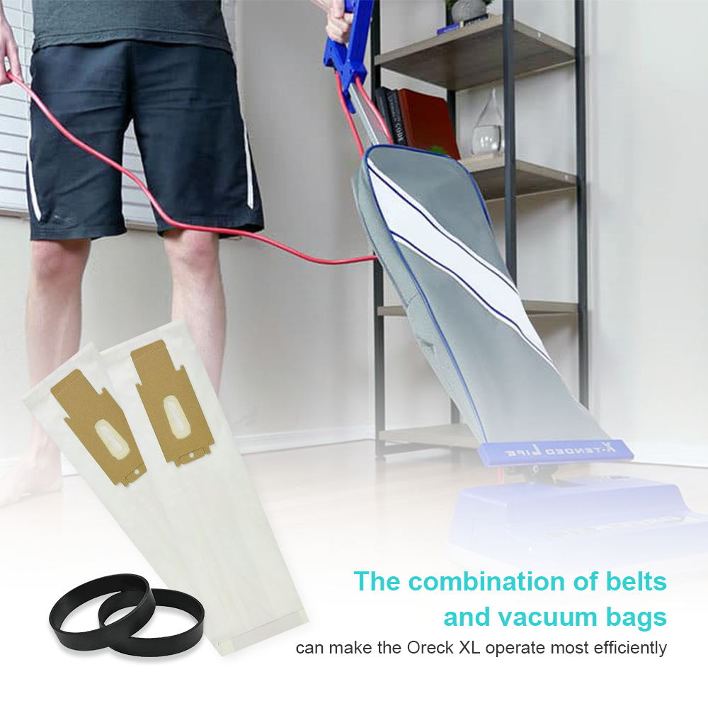 KEEPOW 4401D Vacuums Bags & Belts for Oreck XL Upright