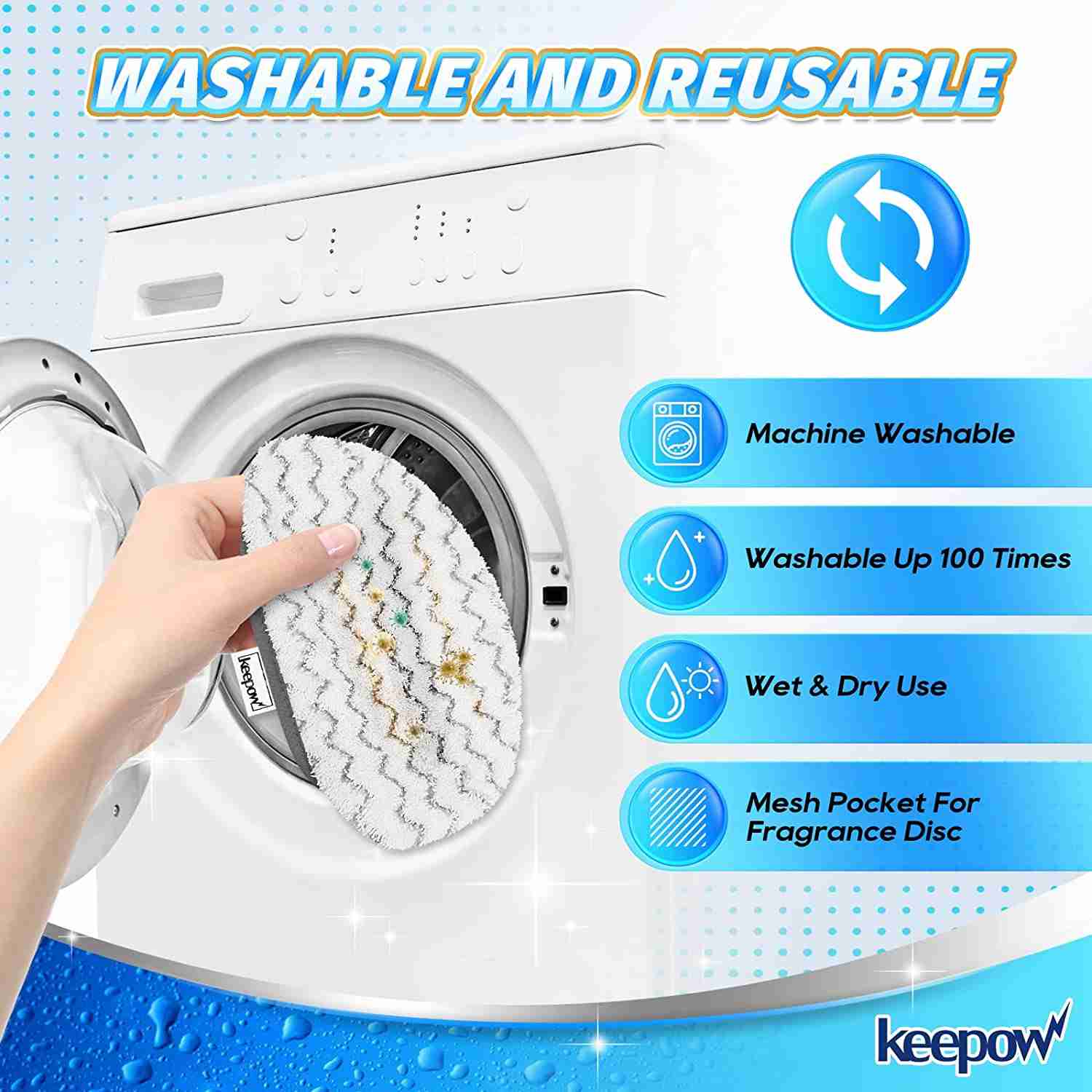 Powerfresh Steam Mop Pads 1940 1544 1440 Series