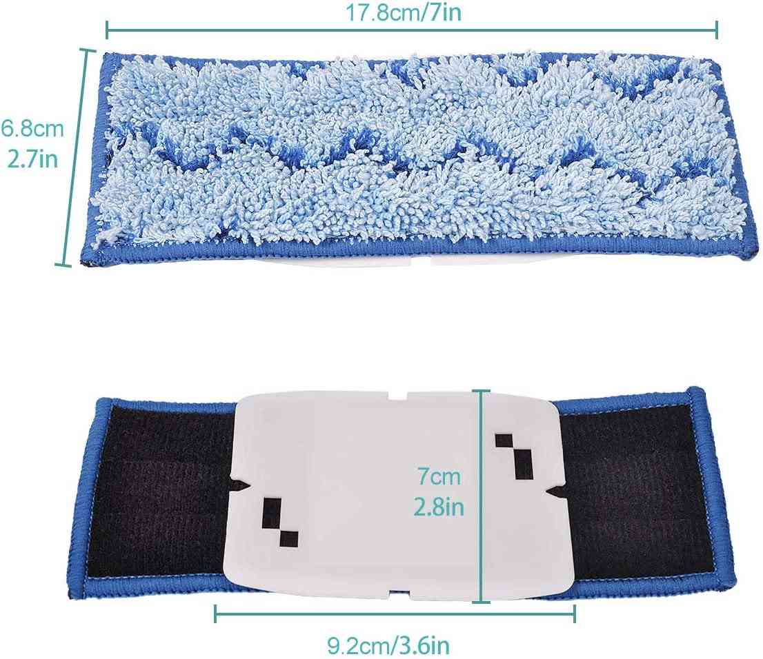 Keepow 4 Wet Moping Pads, 2 Damp Sweeping Pads, and 2 Dry Sweeping Pads for iRobot Braava Jet 240 241 245 Robot Mop
