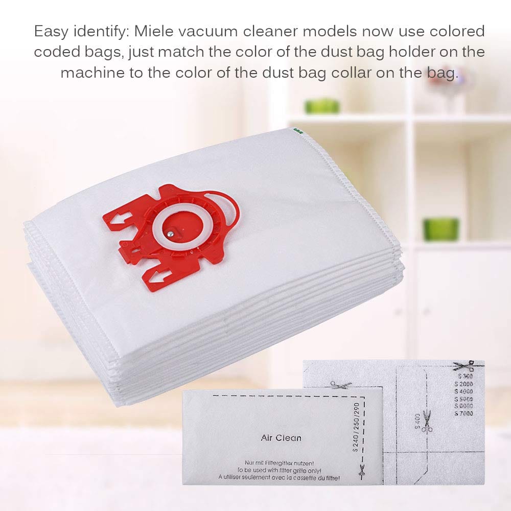 KEEPOW 3906D Vacuums Bag & Filter for Miele 15 Pcs