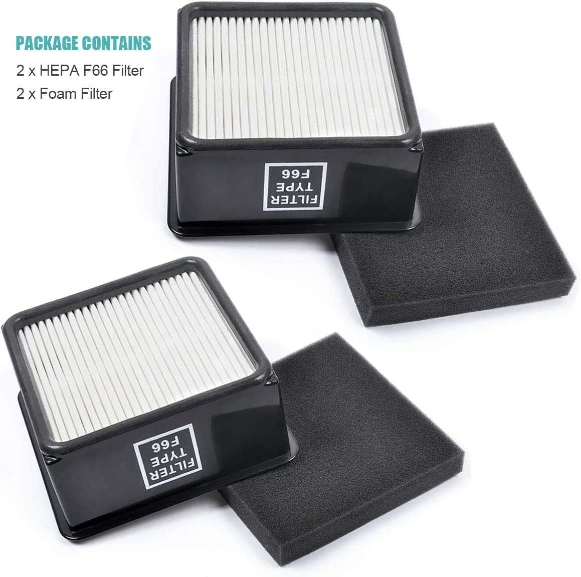 KEEPOW 1301F Vacuums Filter for Dirt Devil Uprights