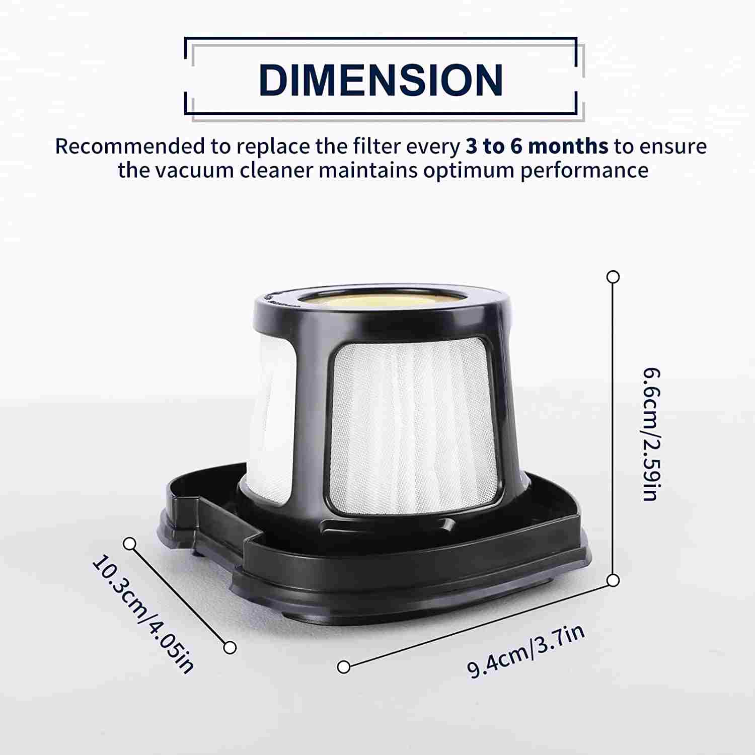 KEEPOW 0218F Pet Hair Eraser Filter Replacement for Bissell