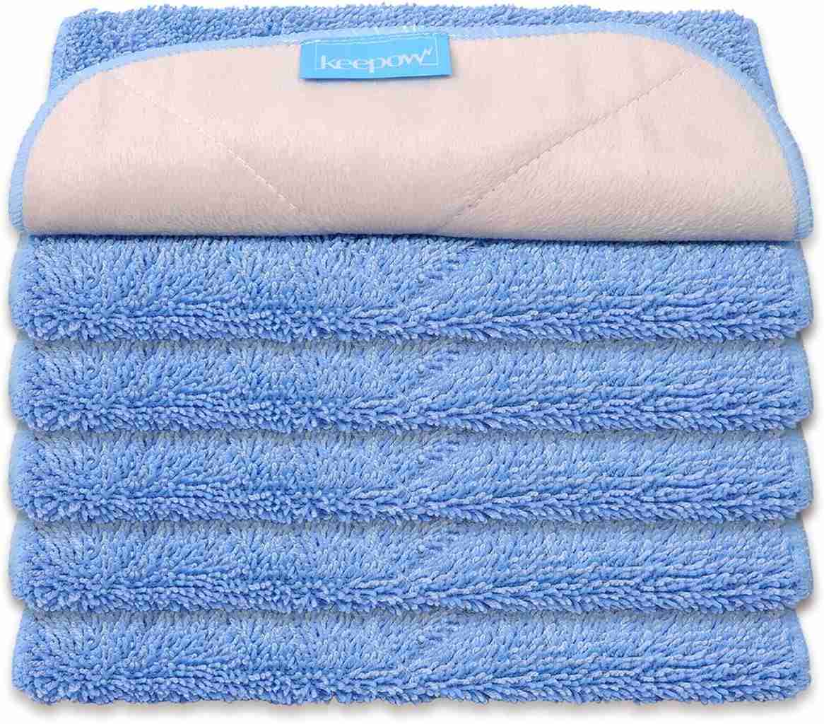 KEEPOW Double Side use Wet & Dry Mopping Cloth Refills for Professional Microfiber Mop
