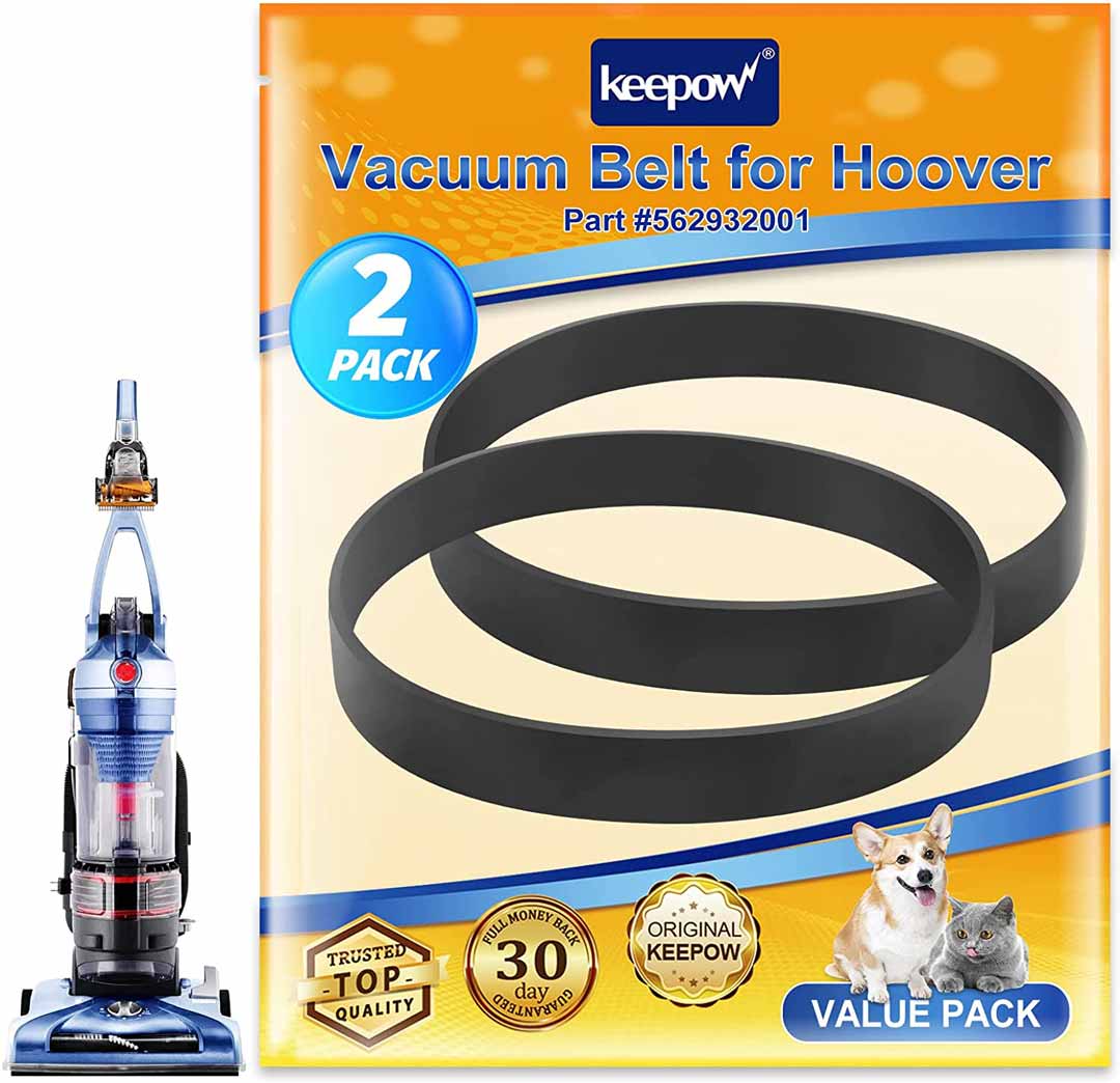 KEEPOW 2406B 2 Pcs 562932001 Vacuum Belts for Hoover