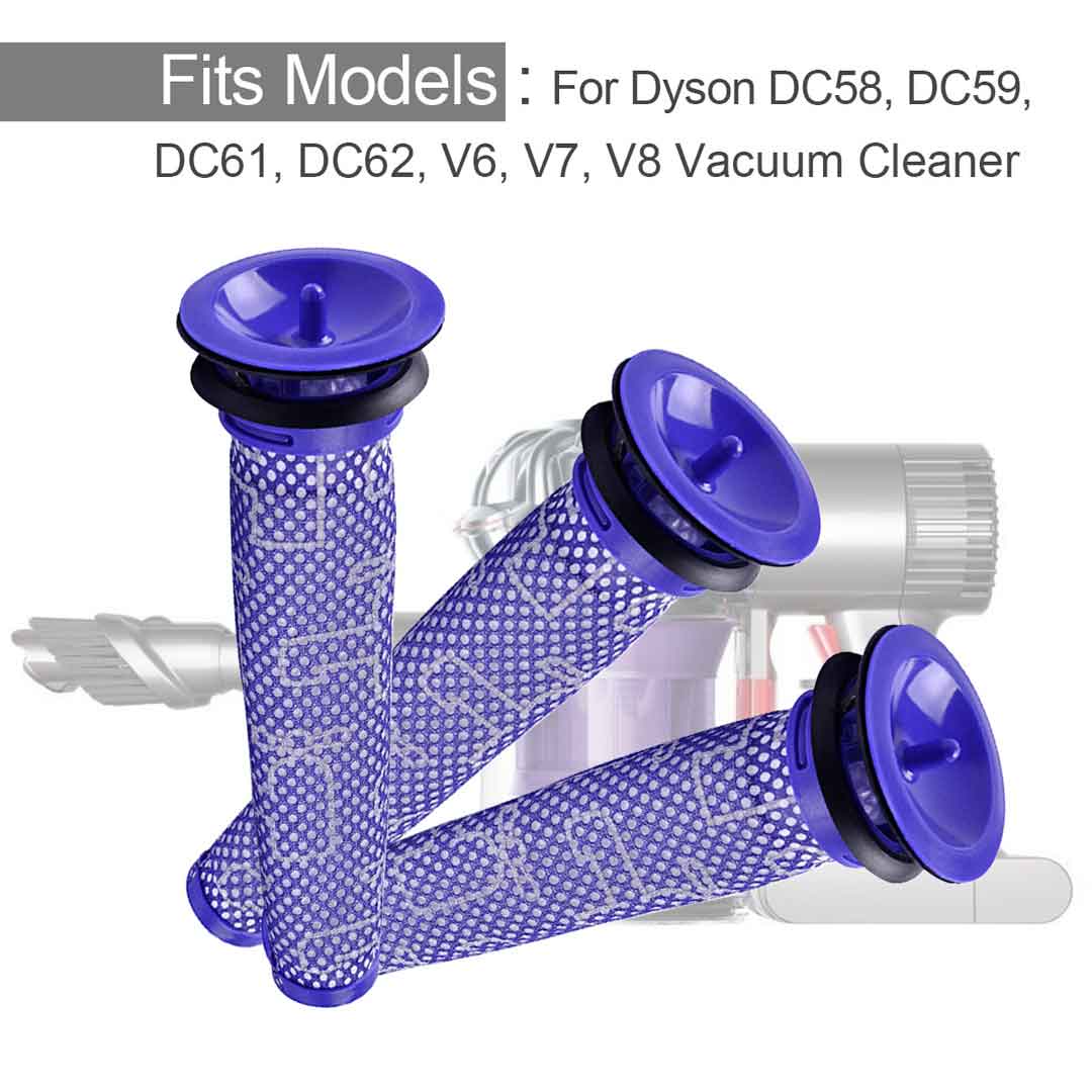 KEEPOW 1519F 3 Pcs Pre Filter Replacement for Dyson