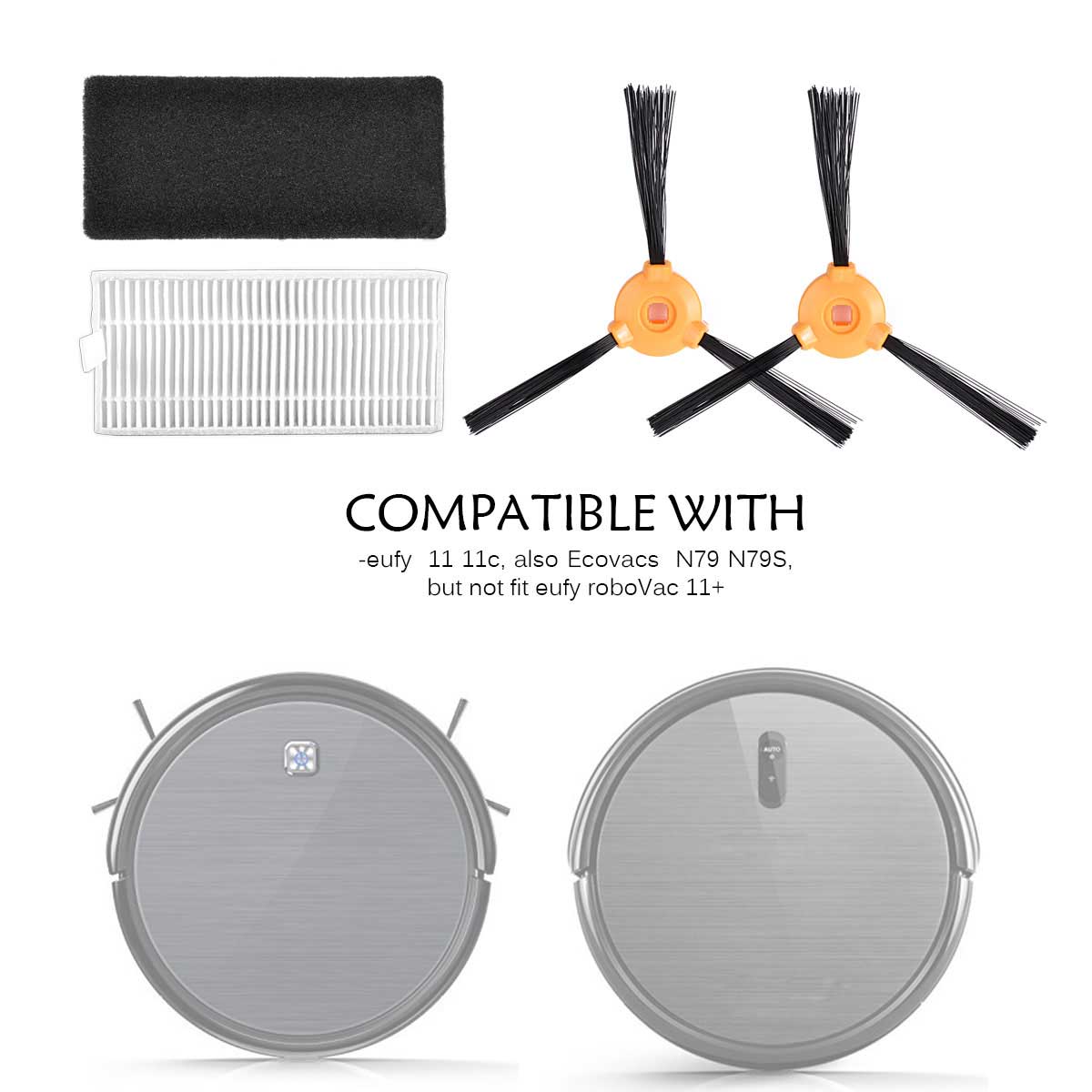 KEEPOW 1601R Replacement Parts for Ecovacs DEEBOT Vacuum