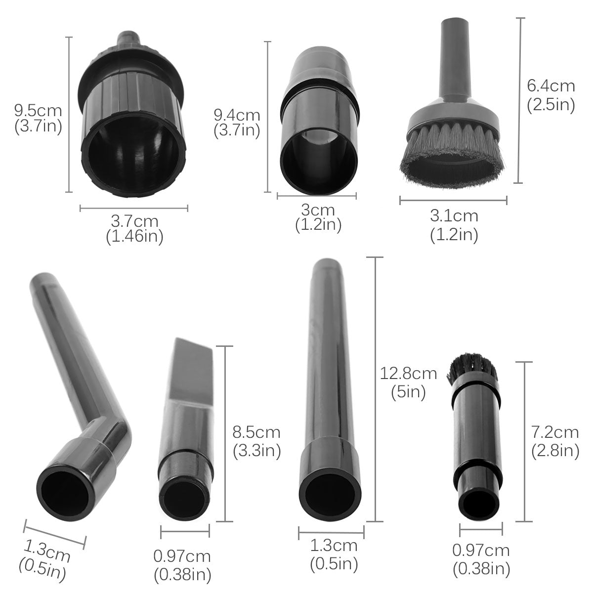 KEEPOW 1520V 8 Pcs Mini Vacuum Attachments Kit