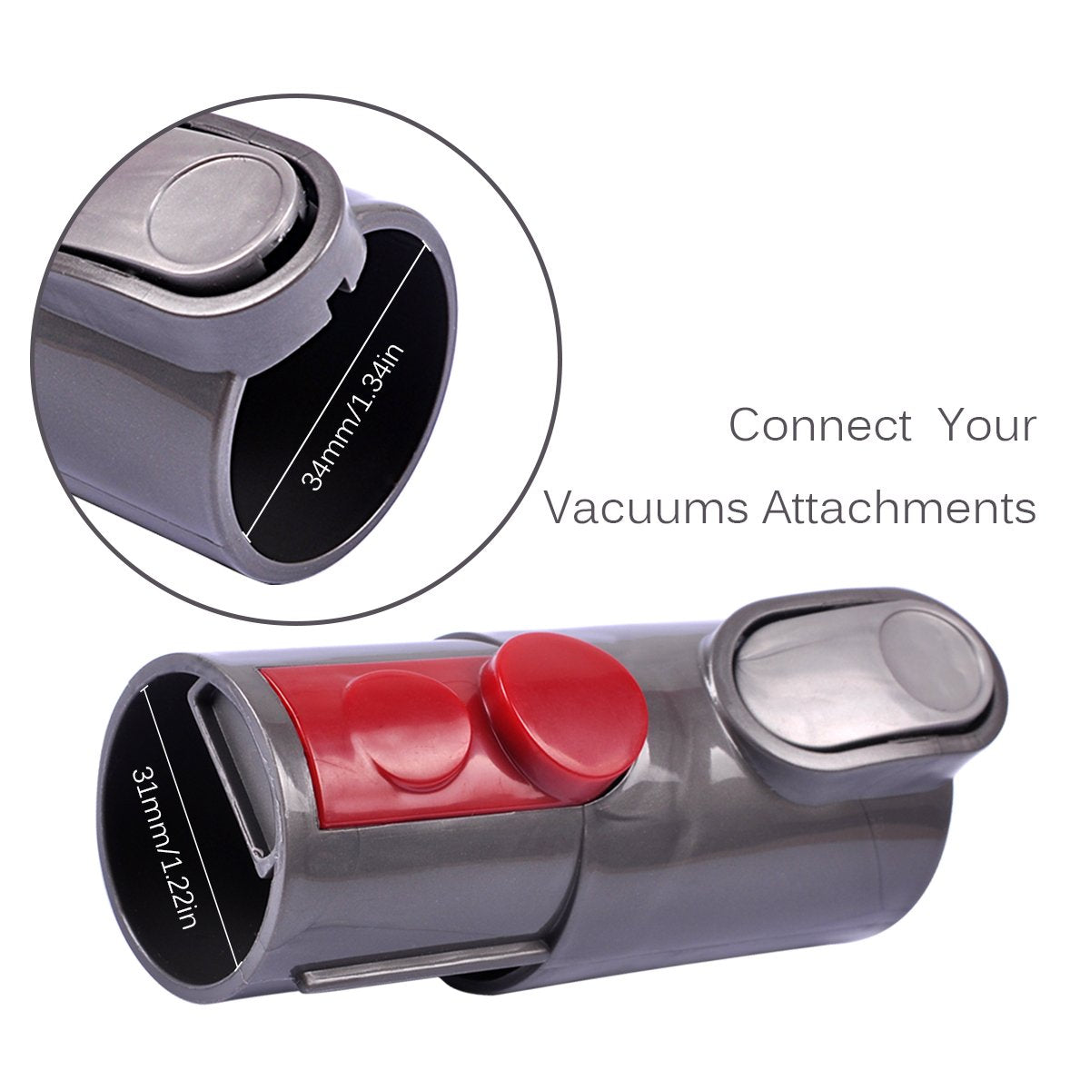 KEEPOW 1520V Dog Pet Groom Brush Tool Attachment for Dyson
