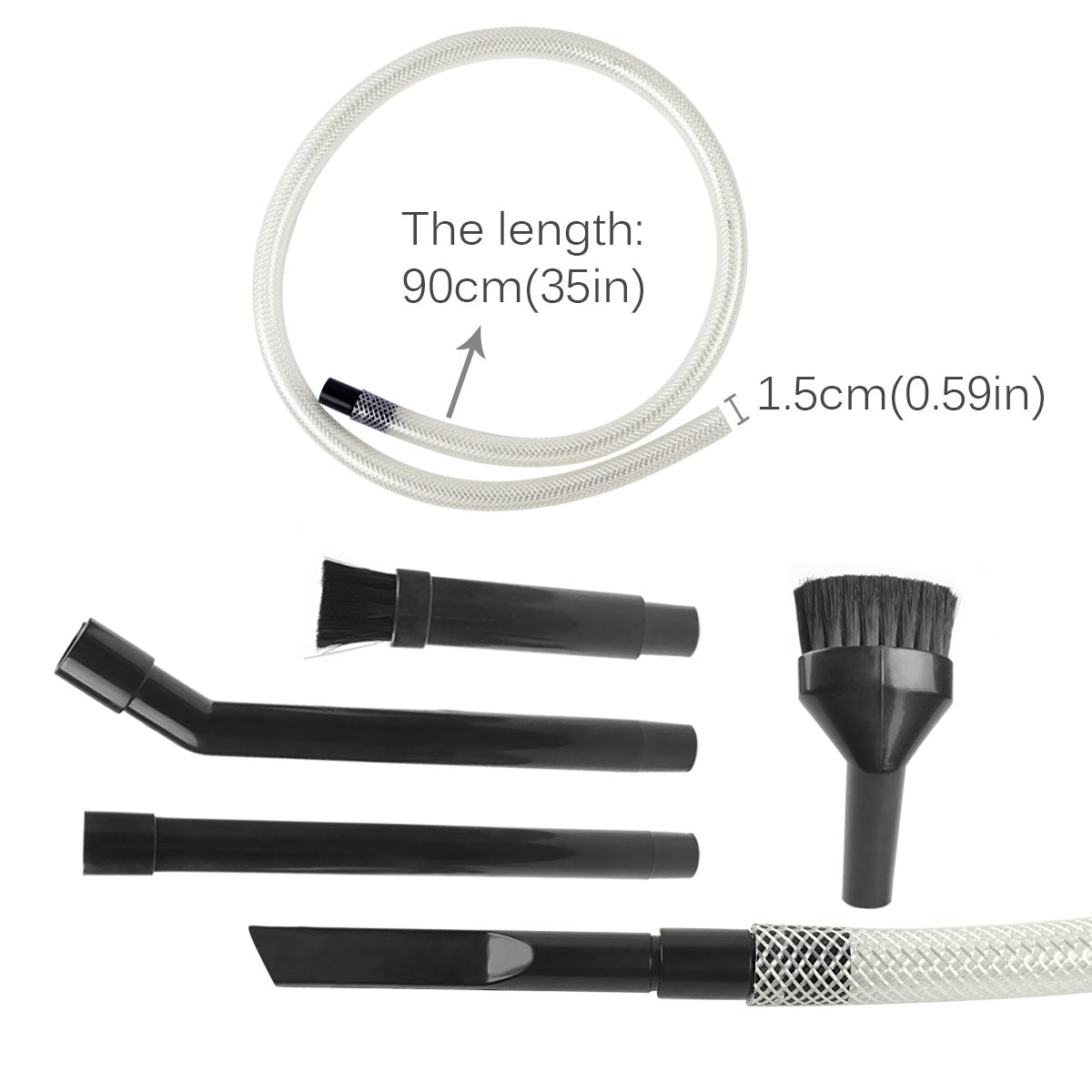 KEEPOW 1520V 8 Pcs Mini Vacuum Attachments Kit