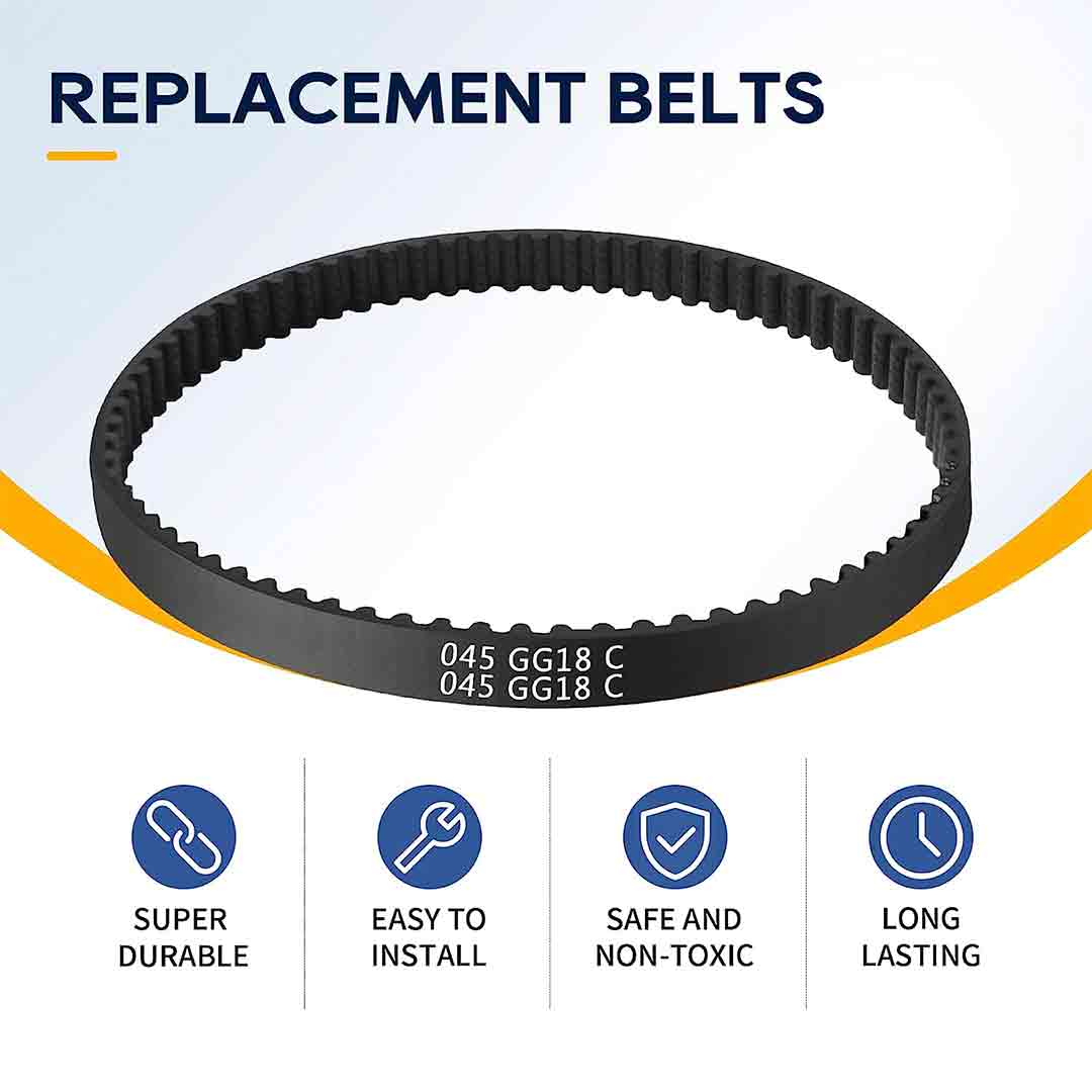 KEEPOW 5302B 2 Pcs Vacuum Belts for Shark