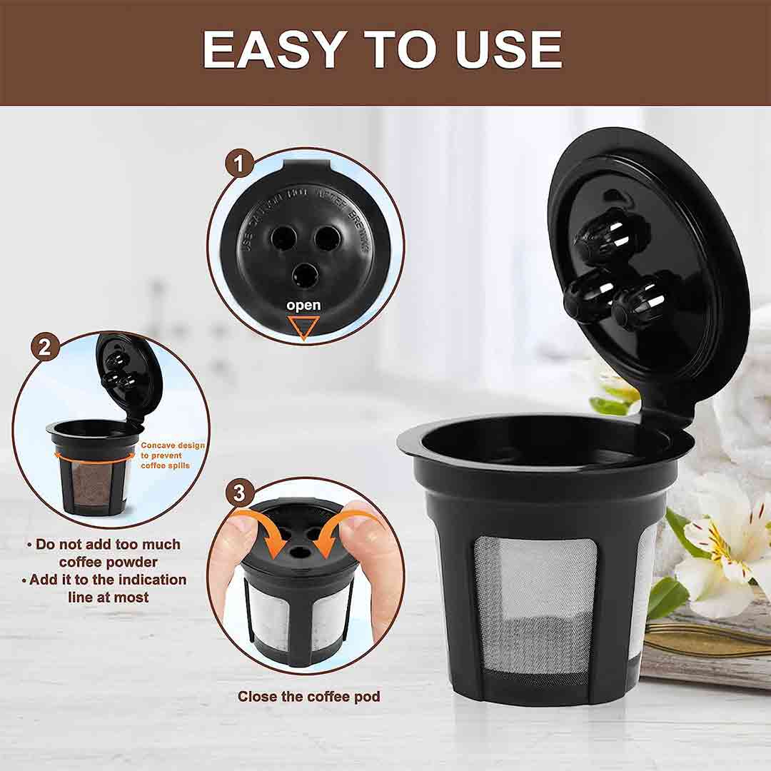 KEEPOW Permanent Coffee Filter for Ninja CFP301 CFP201 CFP305 CFP307