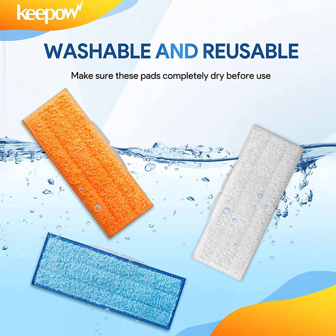 KEEPOW 2707M 2.76*7.1 Inches Mop Pads for Robot Vacuum Cleaner