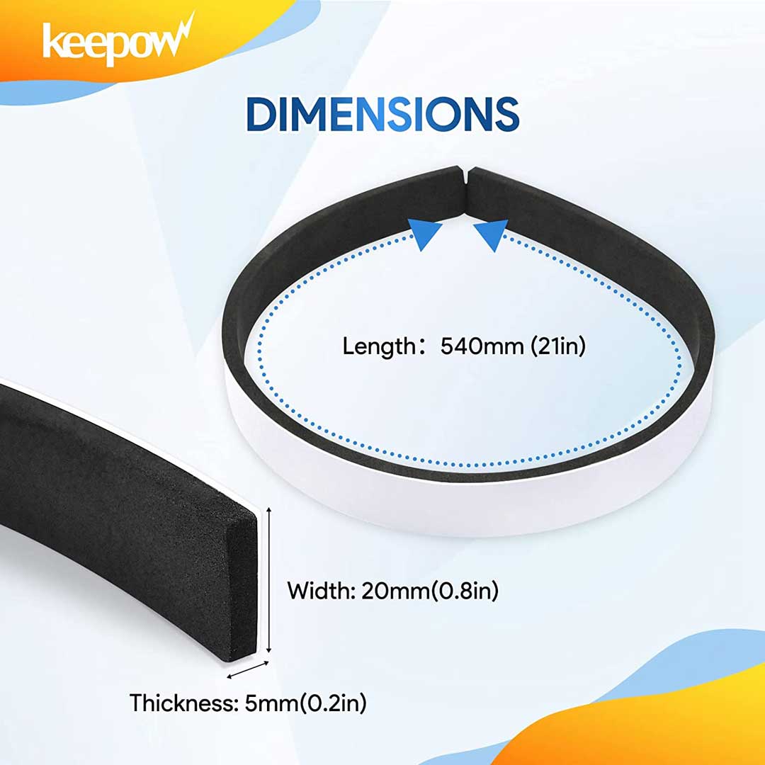 KEEPOW 2703R Soft Bumper Protect Robot and Furniture