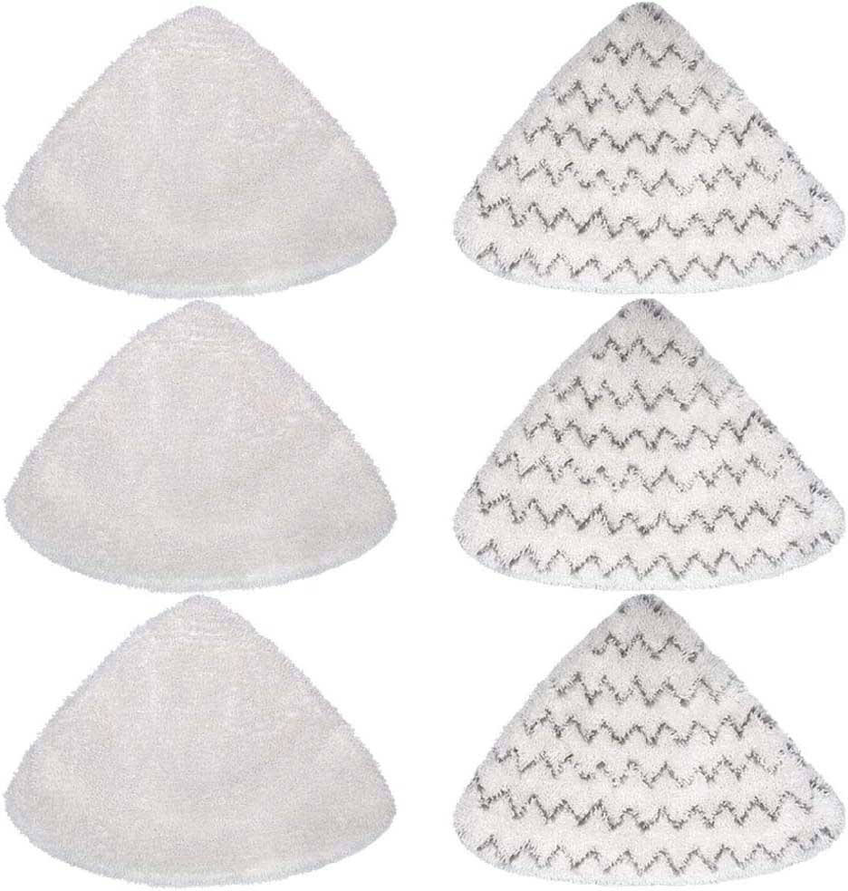 KEEPOW 0225M Steam Mop Pads for Bissell PowerEdge Lift Off 6 Pcs