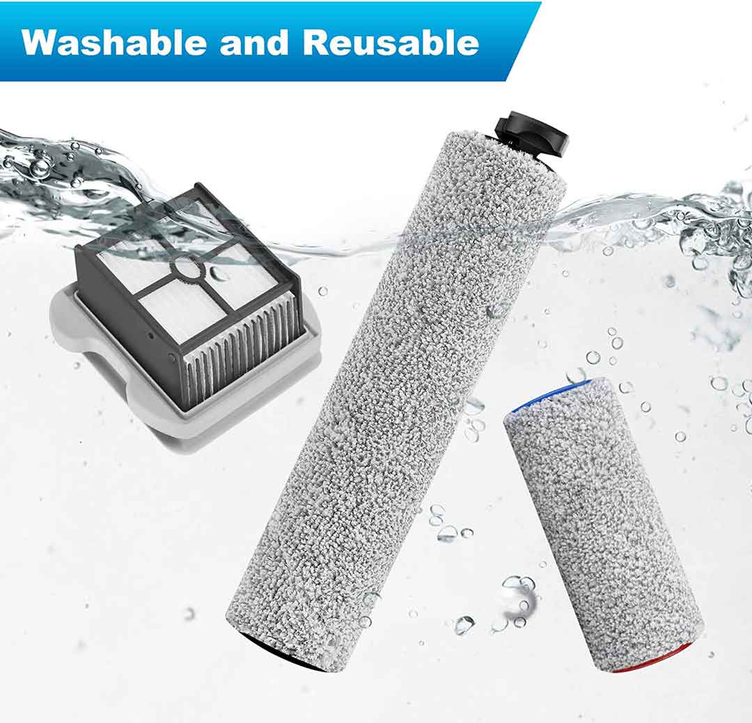 KEEPOW 6705V 6 Pcs Replacement Brushes & Vacuum Filters