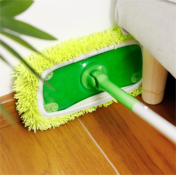 KEEPOW 5701M Reusable Microfiber Mop Pads Compatible with Swiffer Sweeper Mop 8 Pack