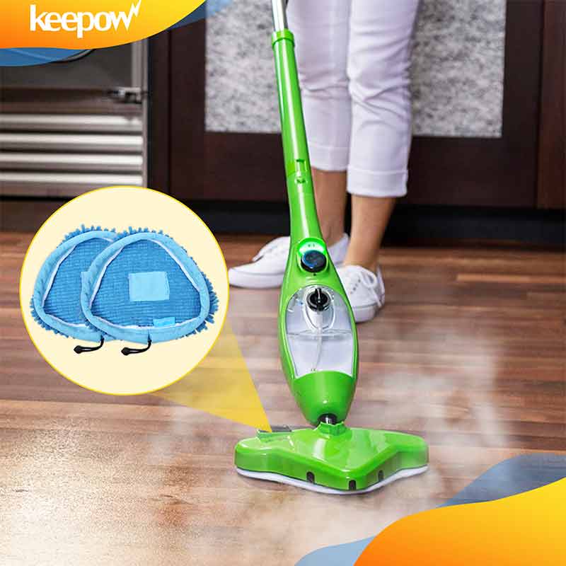 KEEPOW 5 Coral Microfibre Universal Steam Mop Pads