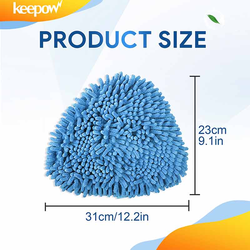KEEPOW 5 Coral Microfibre Universal Steam Mop Pads