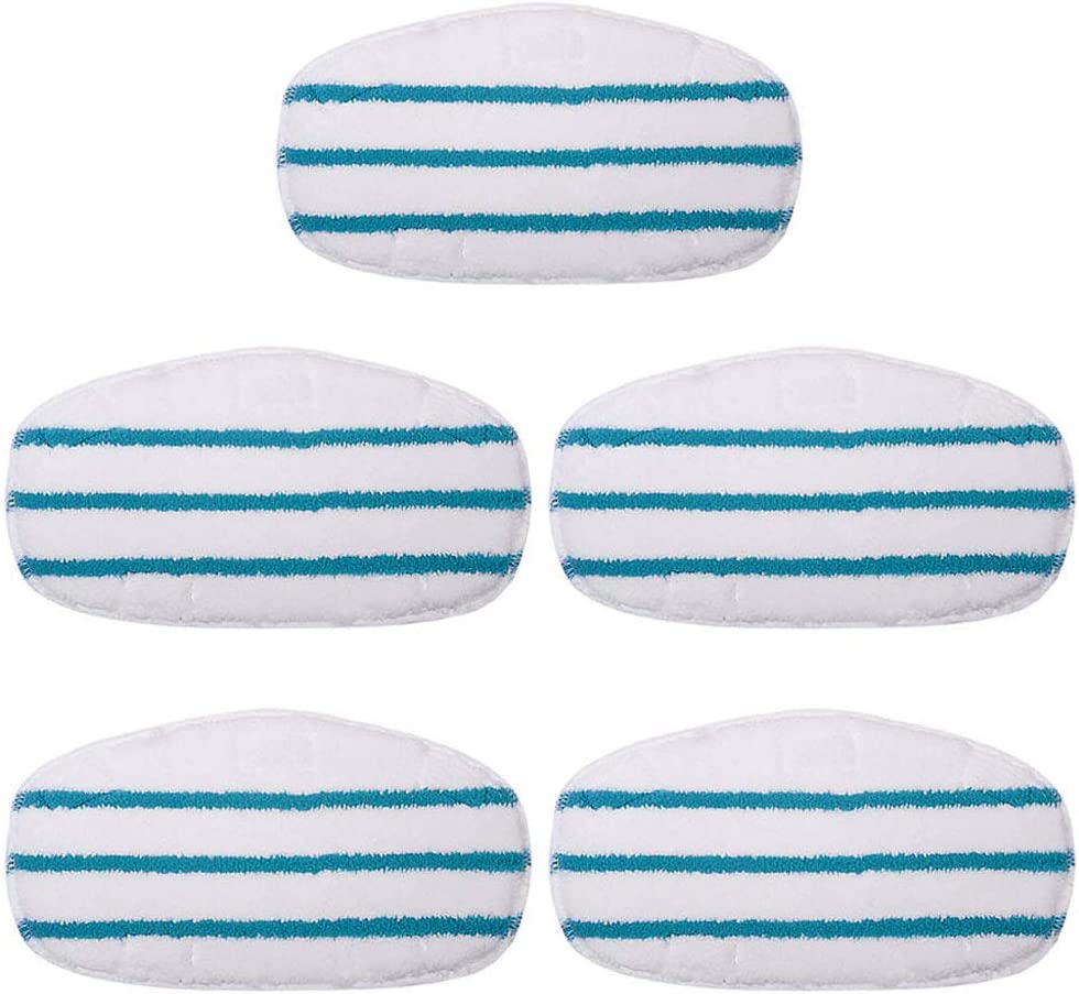 KEEPOW Reusable Microfiber Pads for PurSteam Mop Cleaner 5-Pack