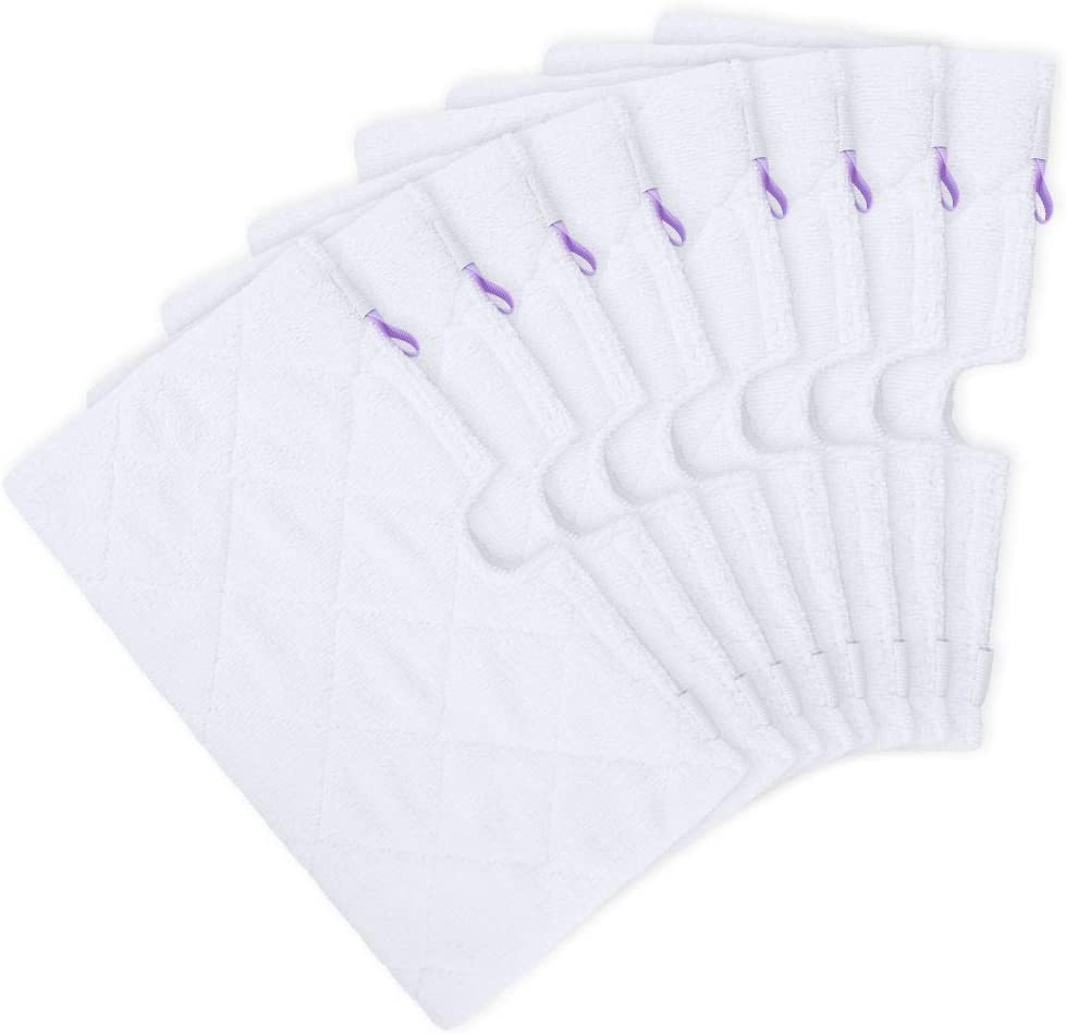 KEEPOW Replacement Pads for Shark Steam Pocket Mop, 8 Pack