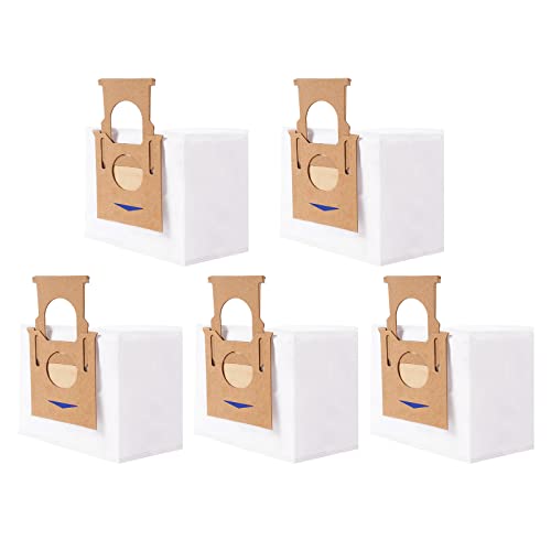 KEEPOW Lot de 5 sacs à poussière pour Ecovacs Deebot T9+ T9+ N8+ N8 Pro+ T8 T8+ T8 AIVI T8 AIVI+ DX93 DDX96 Yeedi K781+ Vac Aspirateur CH1918