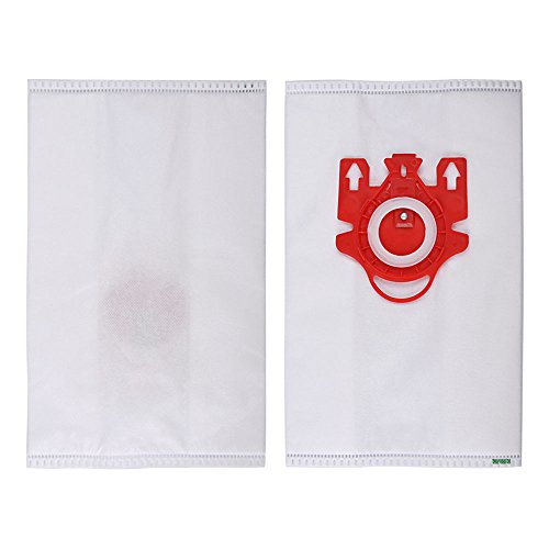 KEEPOW FJM Dust Bag for Miele Vacuum Cleaners, Compact C2 C1 Hoover Bags (10 Bags + 5 Filters)