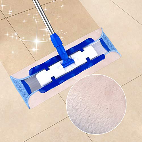 KEEPOW 5 Microfiber Mop Refills for MR.SIGA, Double side use, Wet & Dry Mopping