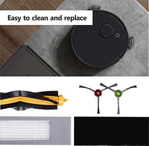 KEEPOW Zubehör Set für Ecovacs Deebot OZMO 950 920, Bürste Filter Wischtuch Ersatzteile für yeedi 2 hybrid Staubsauger Roboter 15 Stück