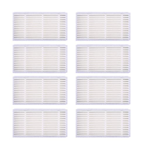 KEEPOW 8pcs Hepa Filter for Ilife Vacuum Cleaners Replacement Filters for Ilife v3 v3s v3s pro v5 v5s v5s pro Robot Vacuum Cleaner
